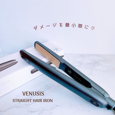 VENUSiS ストレートヘアアイロン VAS-6300Tのクチコミ「VENUSiS ストレートアイロン
VAS-6300T

水分蒸発と摩擦ダメージを
最小限に抑.....」（1枚目）