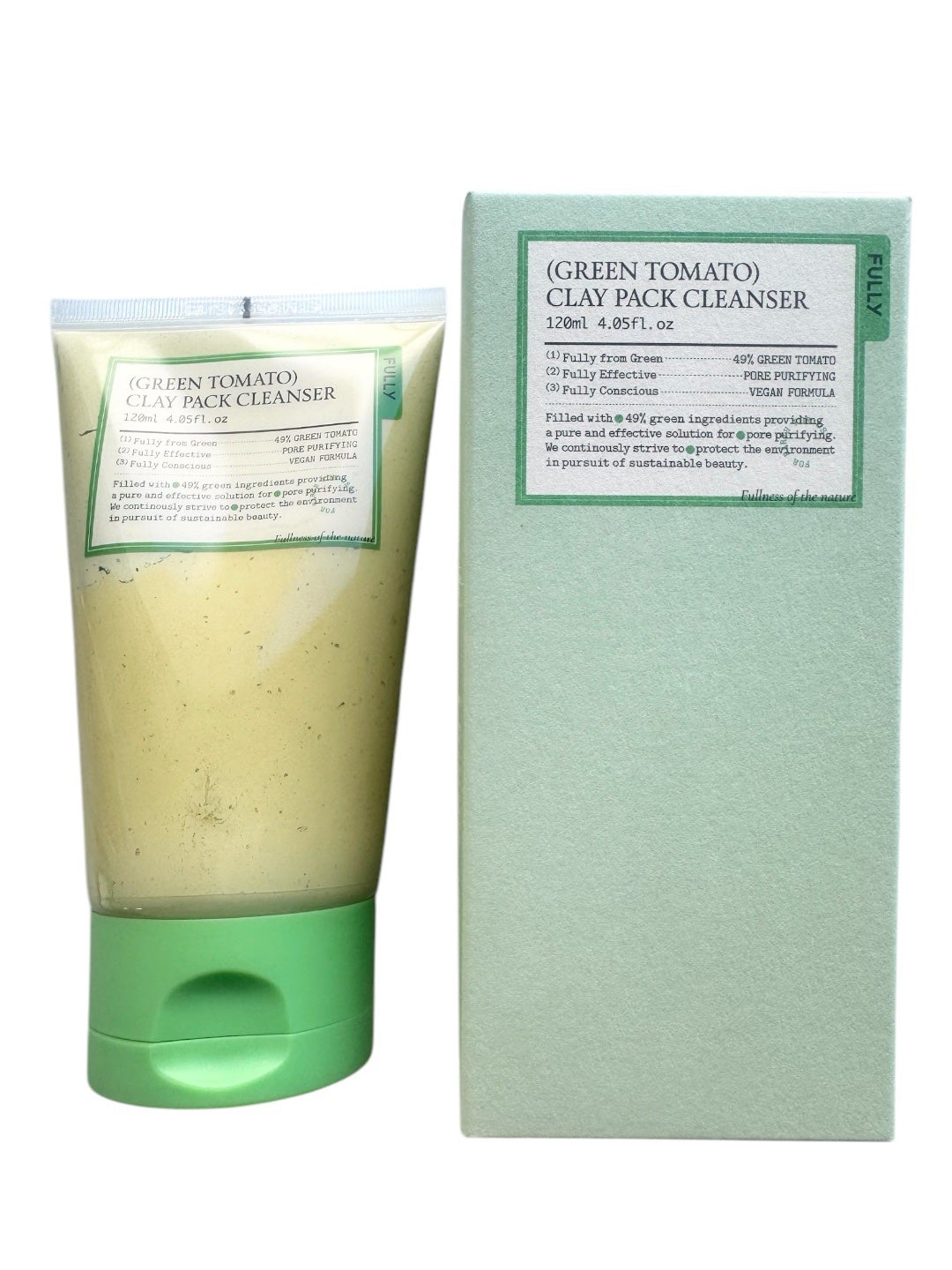 グリーントマトクレイマスククレンザー/FULLY/洗い流すパック・マスクを使ったクチコミ(2枚目)