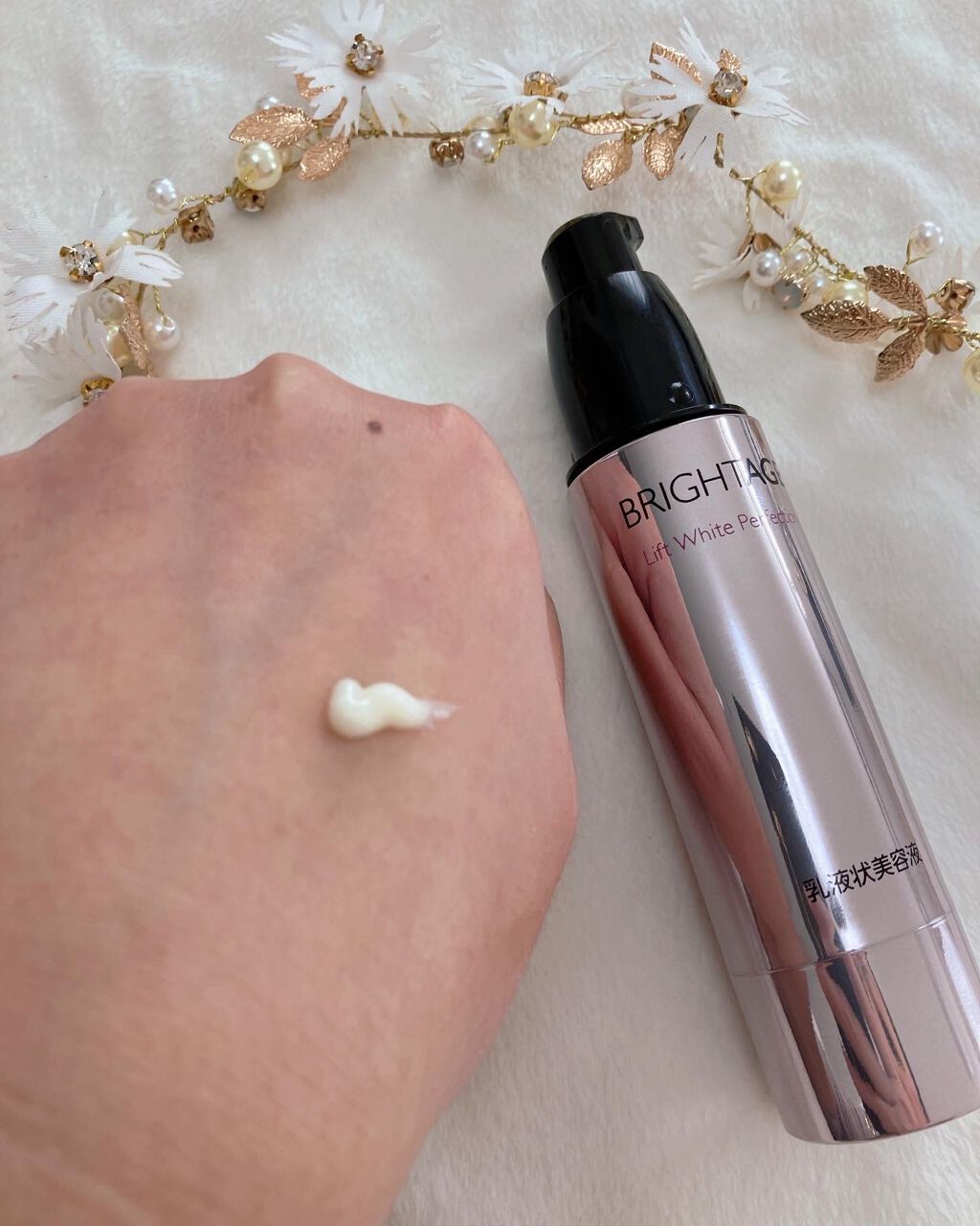 リフトホワイト パーフェクション/BRIGHTAGE/美容液を使ったクチコミ（3枚目）