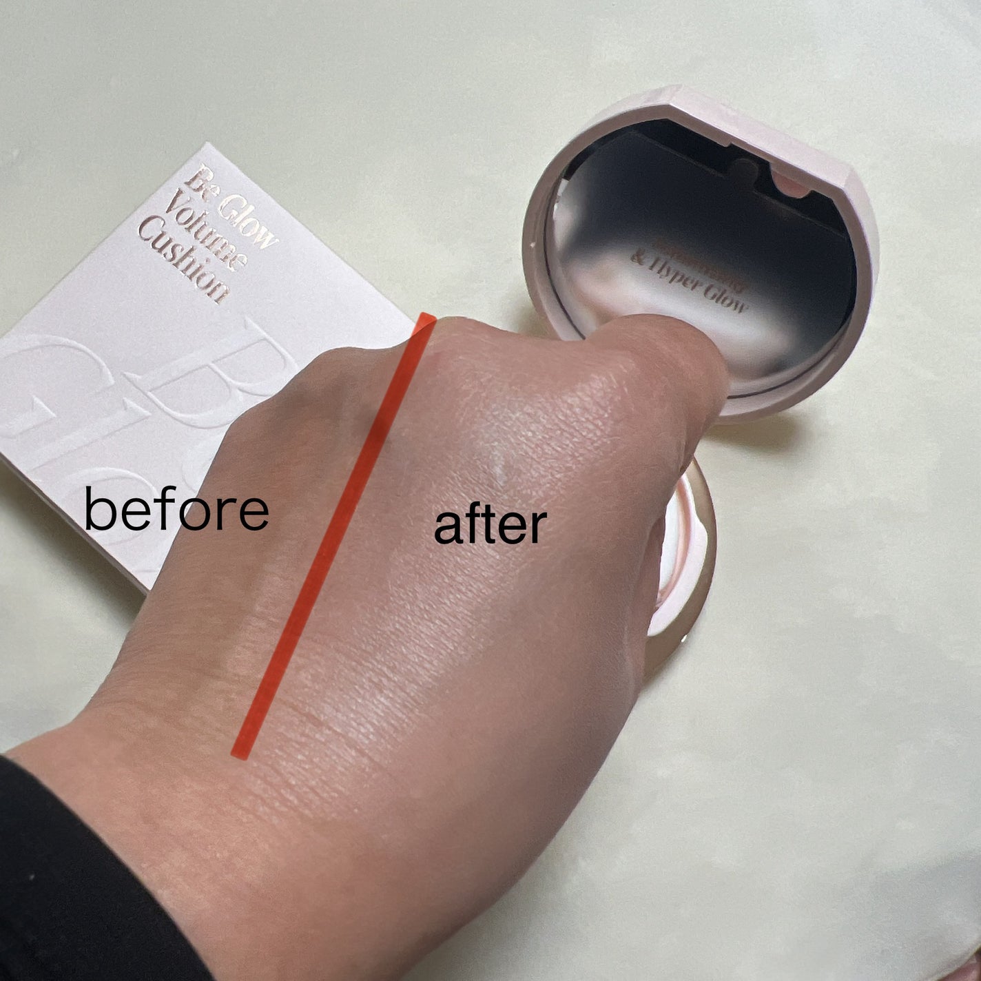 エスポア ビーグロー ボリュームクッション/espoir/クッションファンデーションを使ったクチコミ(3枚目)