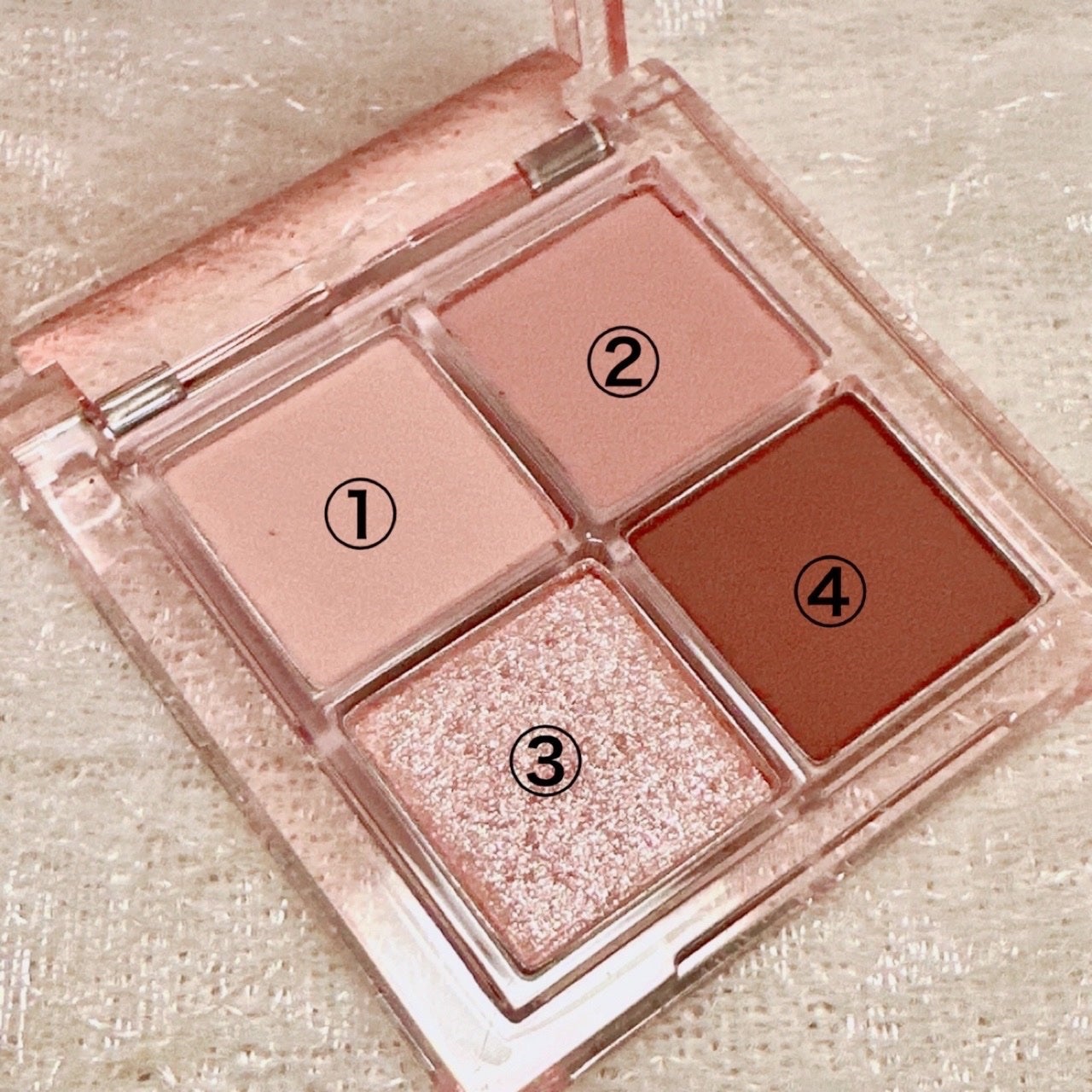 アンドバイロムアンド メロウアイパレット/&nd by rom&nd/アイシャドウパレットを使ったクチコミ(2枚目)