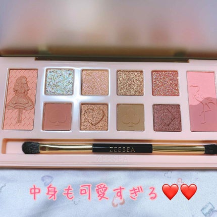 アリスドリームランドシリーズ 12色アイシャドウパレット(ZEESEA×大英博物館)/ZEESEA/アイシャドウパレットを使ったクチコミ(2枚目)