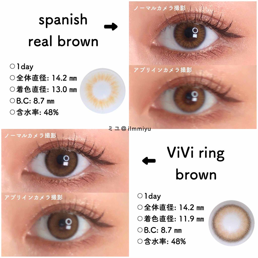 Spanish 1Day(スパニッシュ 1Day)/OLENS/ワンデー（１DAY）カラコンを使ったクチコミ（1枚目）