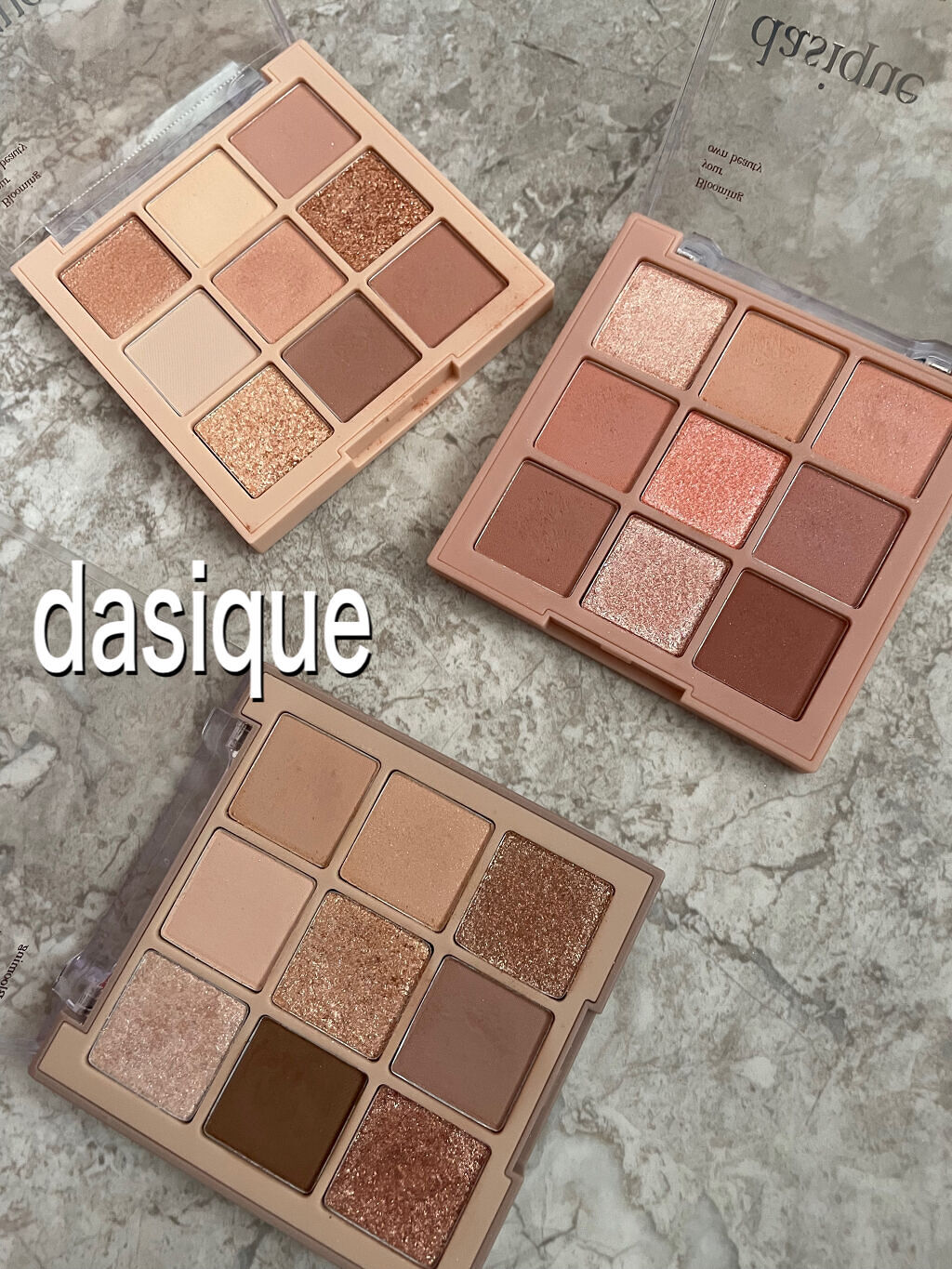 シャドウパレット/dasique/アイシャドウパレットを使ったクチコミ（1枚目）