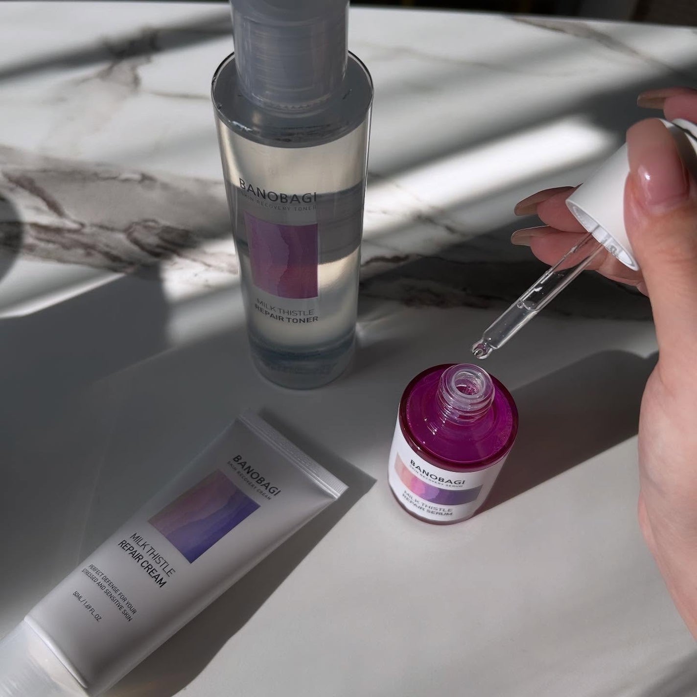 ミルクシスル リペアトナー/BANOBAGI/化粧水を使ったクチコミ(4枚目)