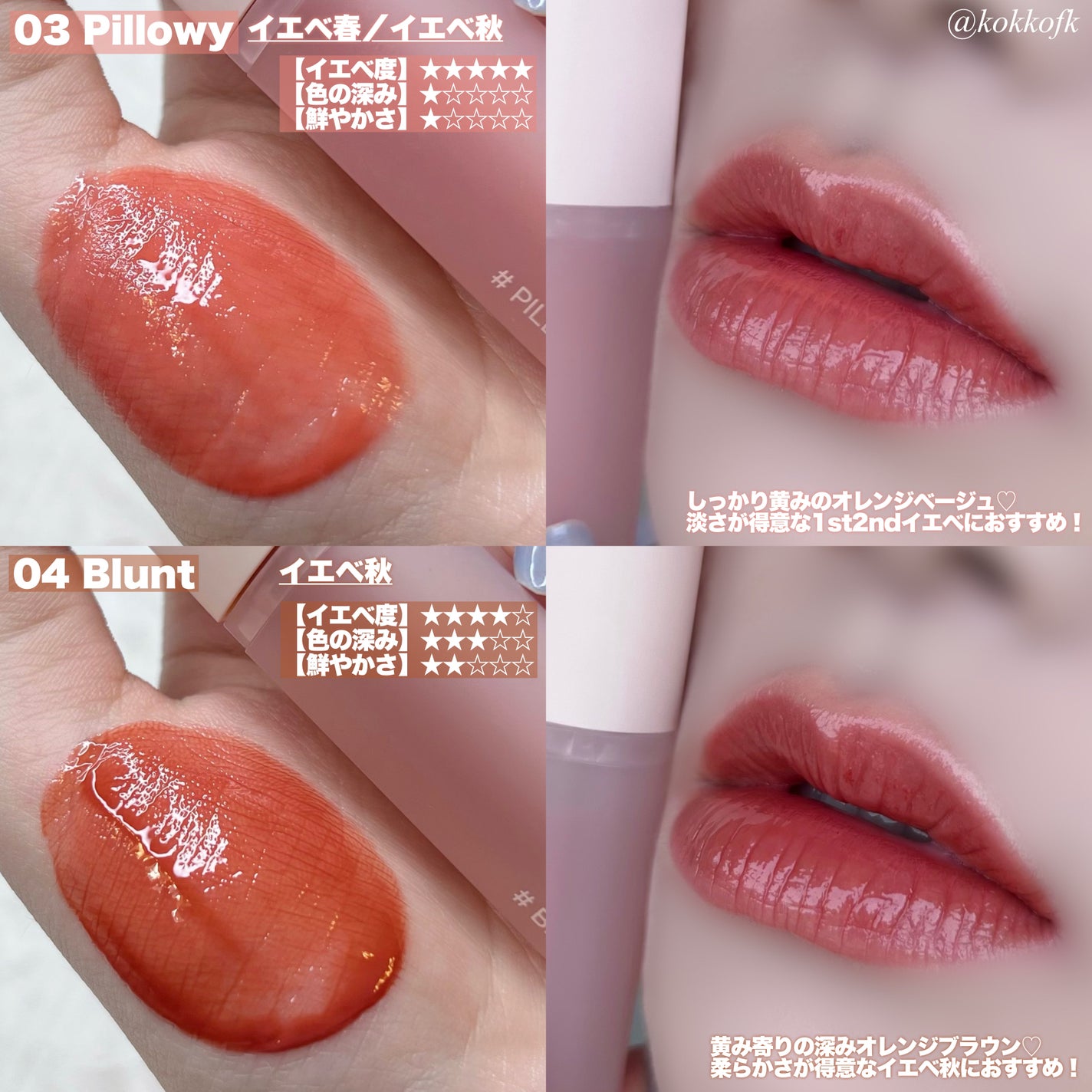 ハートクラッシュ ベアグレイズティント/HOLIKA HOLIKA/リップティントを使ったクチコミ(4枚目)