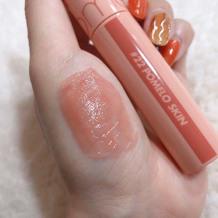 ジューシーラスティングティント/rom&nd/リップティントを使ったクチコミ(6枚目)