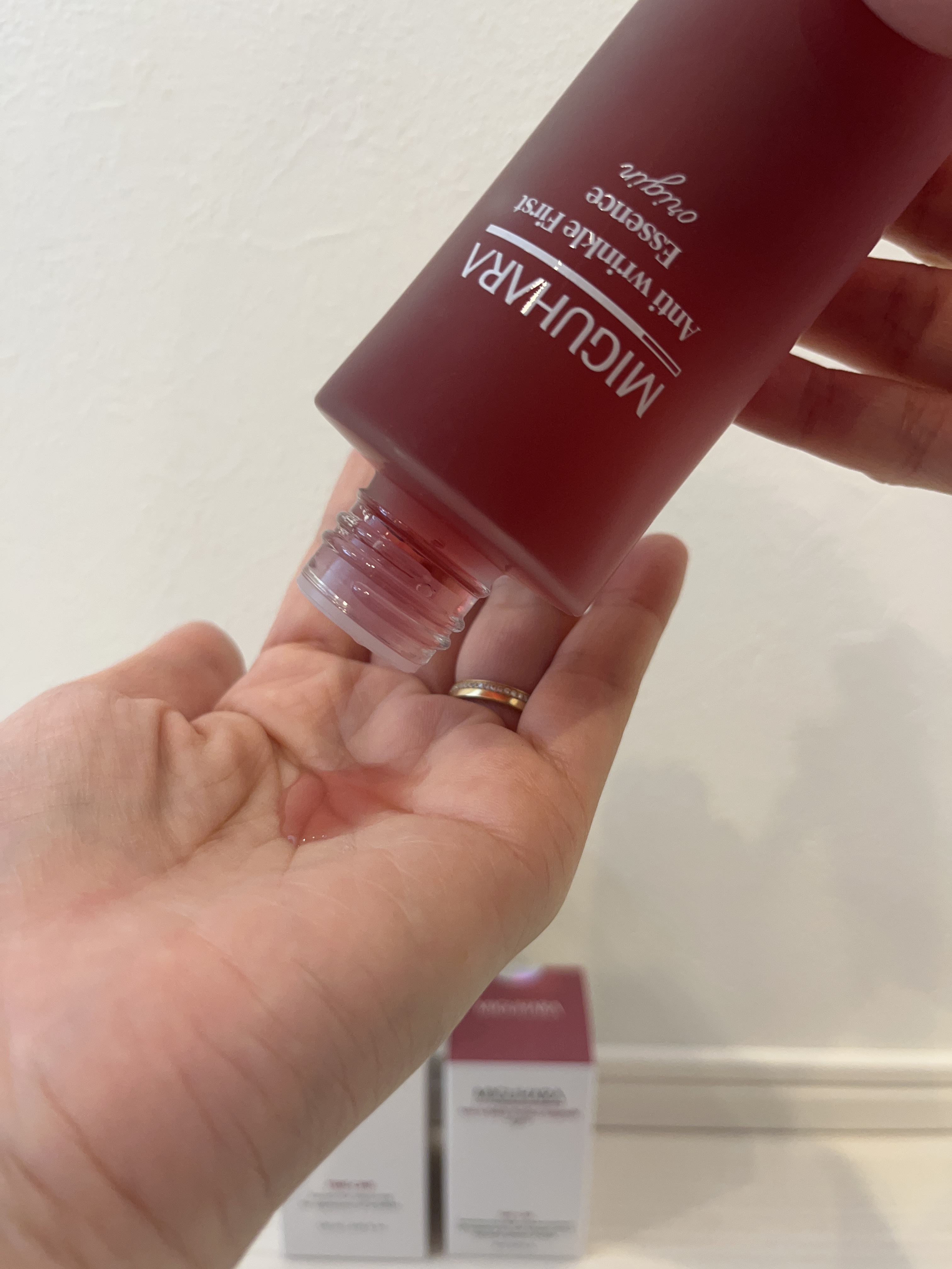 アンチリンクルファーストエッセンスオリジン/MIGUHARA/化粧水を使ったクチコミ（2枚目）