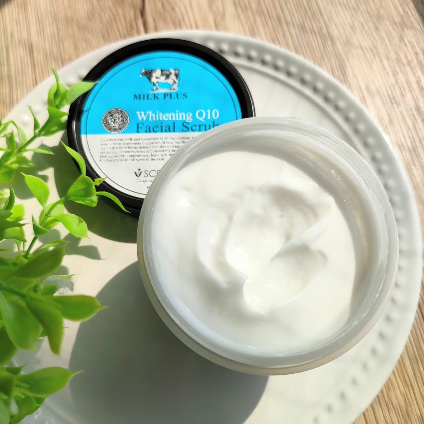 ミルクホワイトQ10フェイシャルスクラブ/Beauty Buffet/スクラブ・ゴマージュを使ったクチコミ（2枚目）