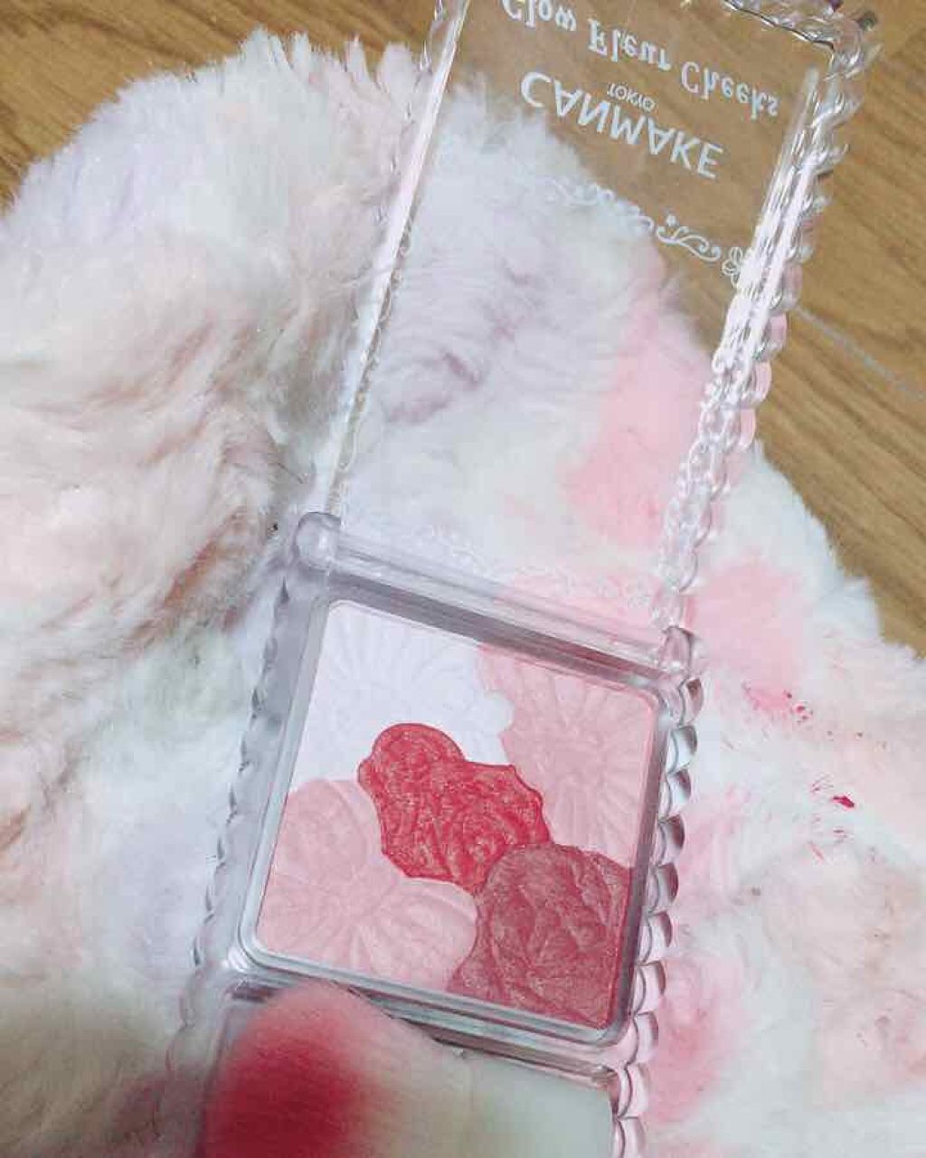 グロウフルールチークス/キャンメイク/パウダーチークを使ったクチコミ（2枚目）