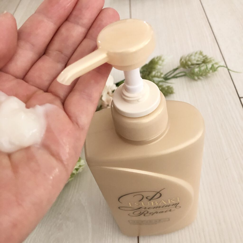 プレミアムリペア シャンプー／ヘアコンディショナー/TSUBAKI/市販シャンプーを使ったクチコミ（2枚目）