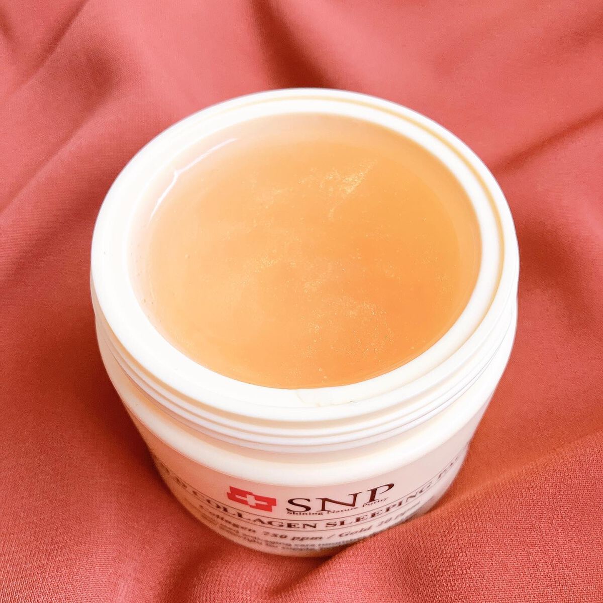 SNP ゴールド コラーゲン スリーピング パック/SNP/シートマスク・パックを使ったクチコミ（3枚目）