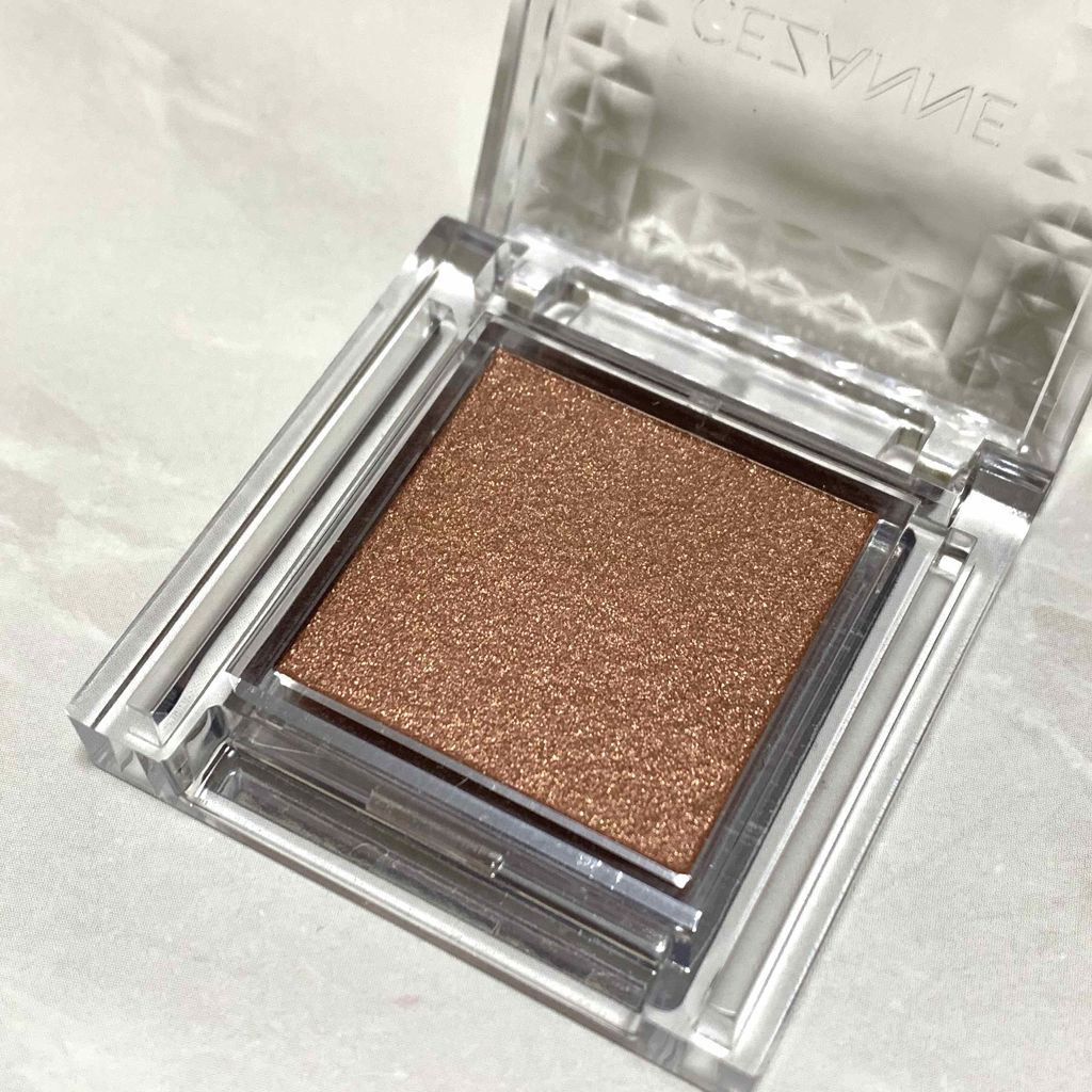 シングルカラーアイシャドウ/CEZANNE/単色アイシャドウを使ったクチコミ（2枚目）