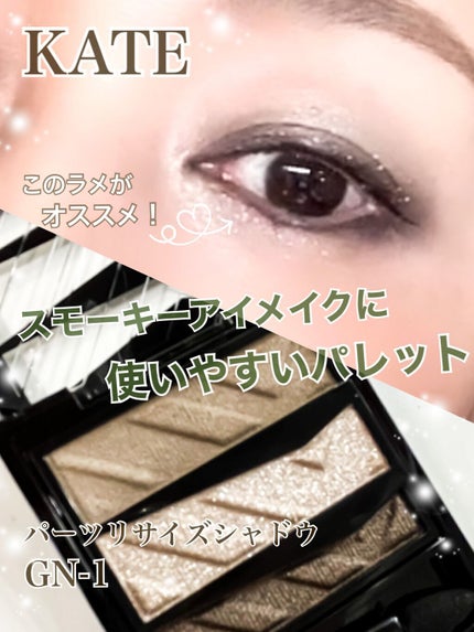 パーツリサイズシャドウ/KATE/アイシャドウパレットを使ったクチコミ(1枚目)