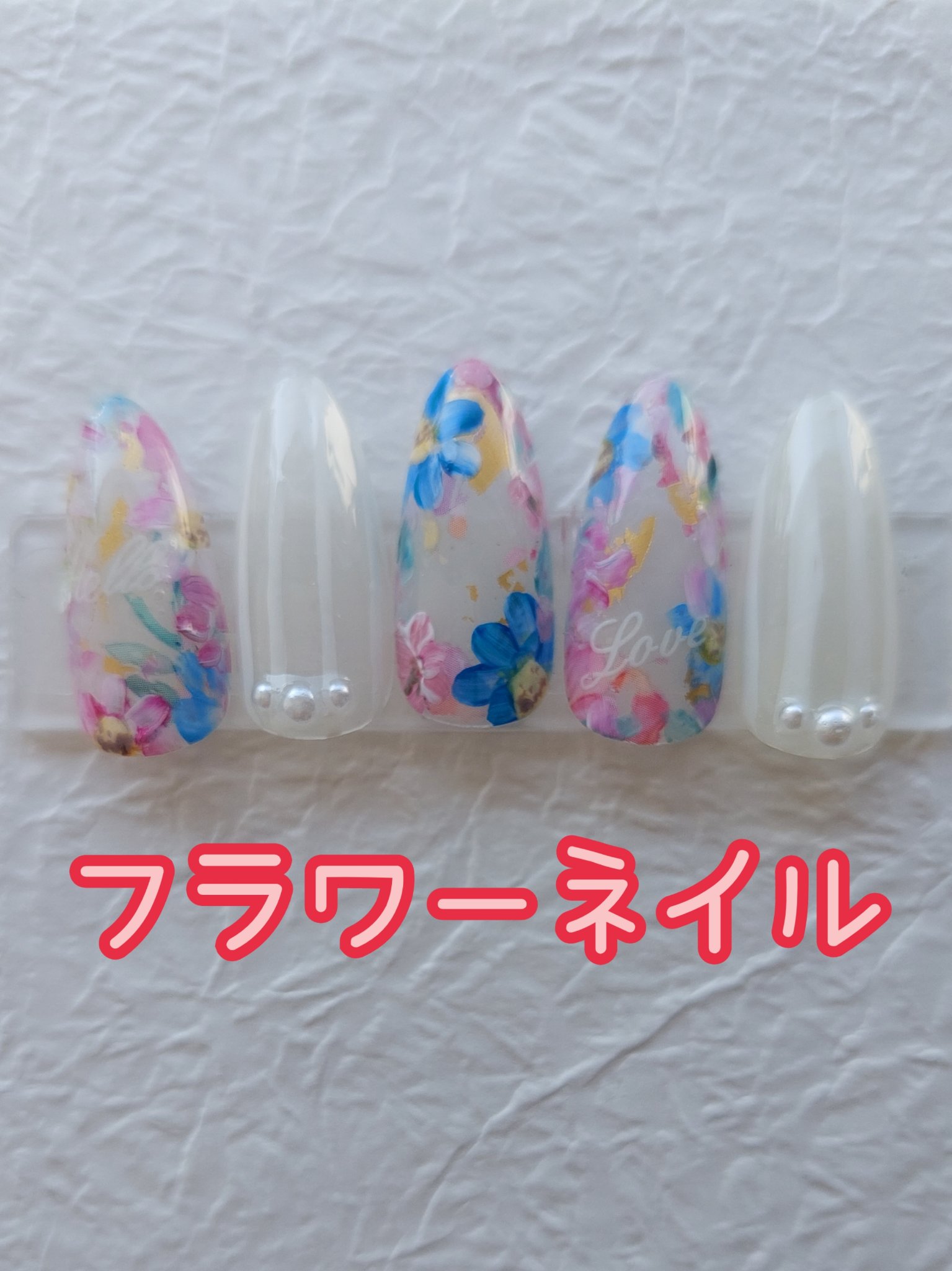 Flower art colour/ARKEY TOKYO/ジェルネイルを使ったクチコミ（1枚目）