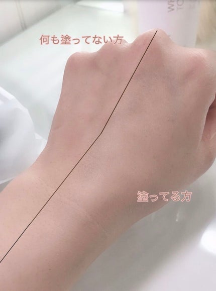 ホワイト トーンアップ ボディ セラム/9Wishes/ボディローションを使ったクチコミ(7枚目)