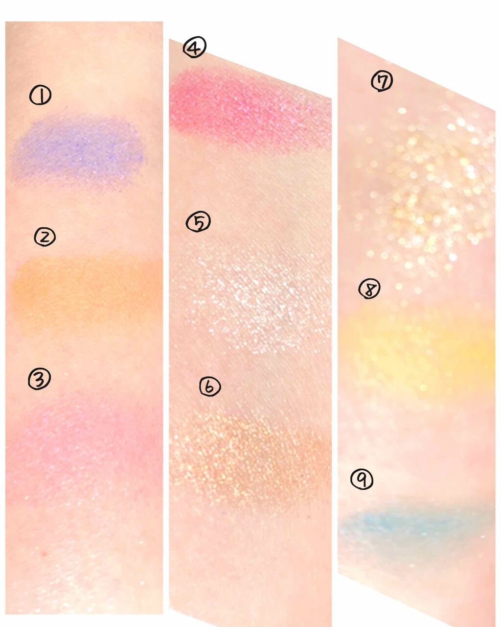 UR GLAM BLOOMING EYE COLOR PALETTE/U R GLAM/アイシャドウパレットを使ったクチコミ(3枚目)