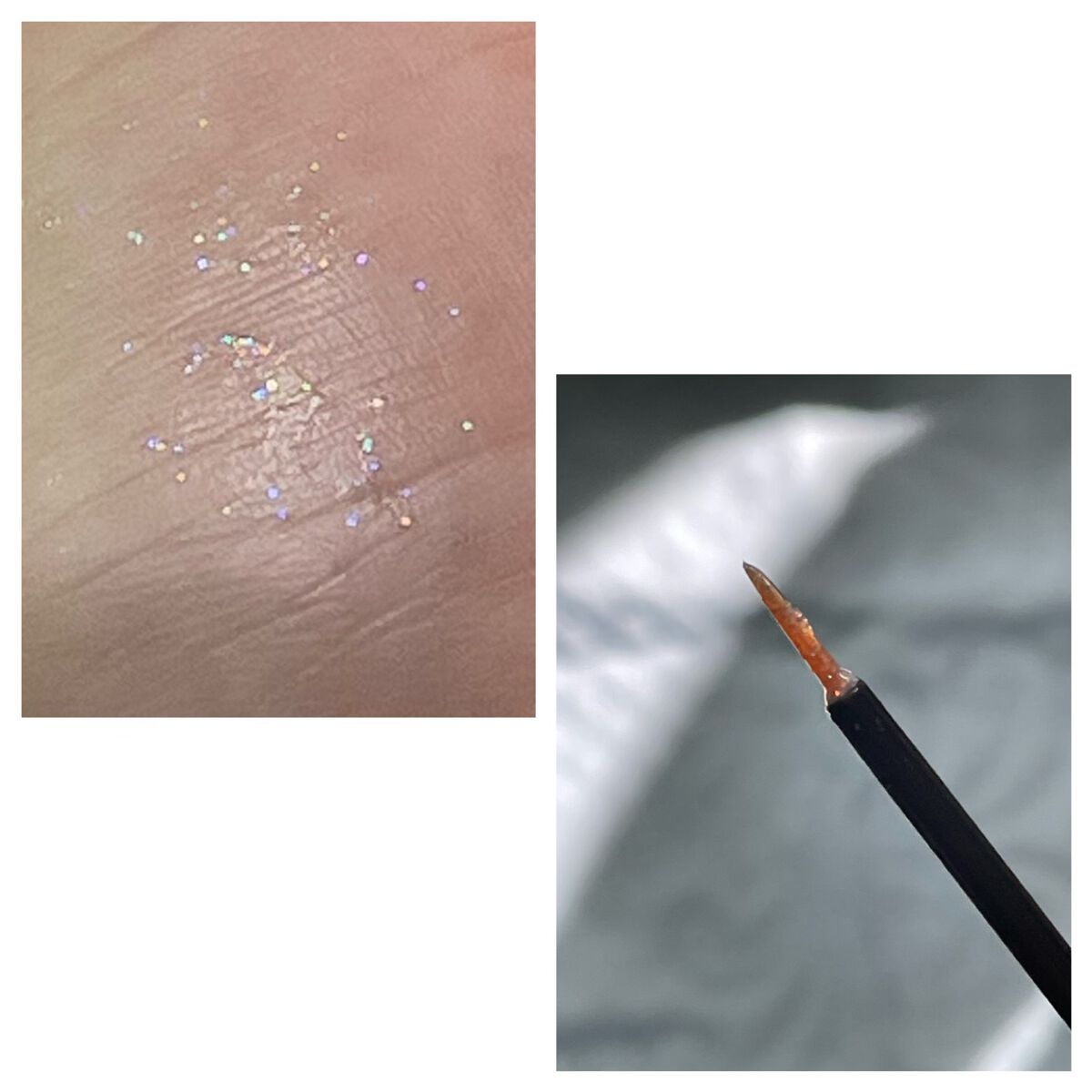 グリッターライナー(MFL リキッドアイシャドウ)/moitiful/グリッターを使ったクチコミ（2枚目）