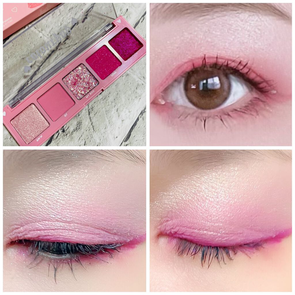 pressed powder palette/ColourPop/アイシャドウパレットを使ったクチコミ(5枚目)