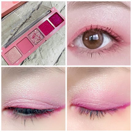 pressed powder palette/ColourPop/アイシャドウパレットを使ったクチコミ(5枚目)