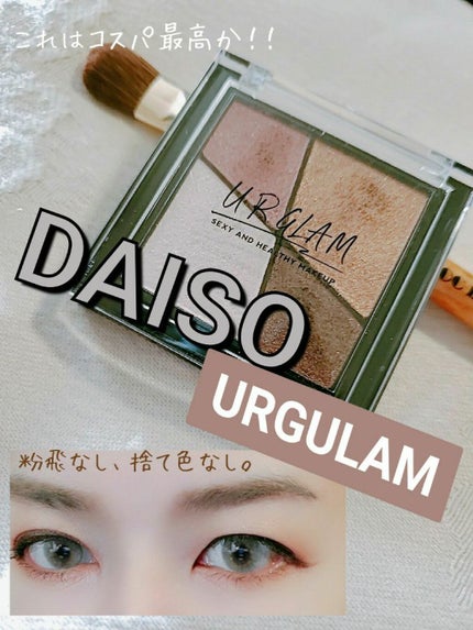 UR GLAM VELVET EYE COLOR PALETTE/U R GLAM/アイシャドウパレットを使ったクチコミ(1枚目)