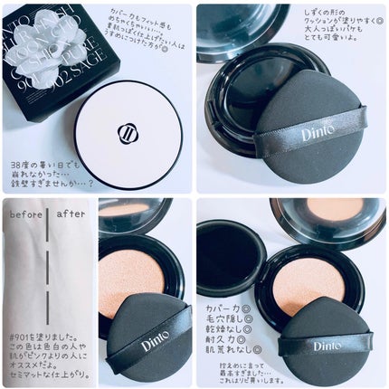 ブラーフィニッシュ雲楚クッション/Dinto/クッションファンデーションを使ったクチコミ(2枚目)