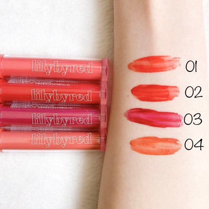 Glassy Layer Fixing Tint/lilybyred/口紅を使ったクチコミ(3枚目)