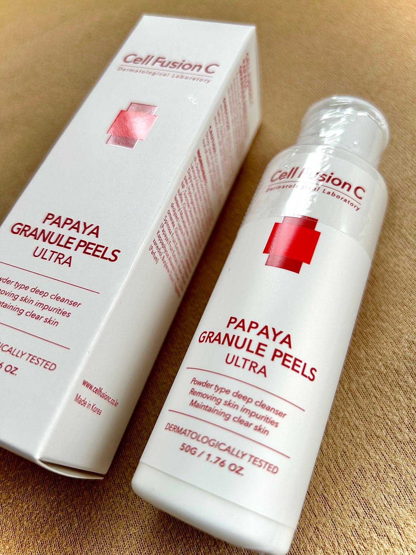 パパイヤ グレニュル ピルス ウルトラ/Cell Fusion C(セルフュージョンシー)/ピーリングを使ったクチコミ(2枚目)