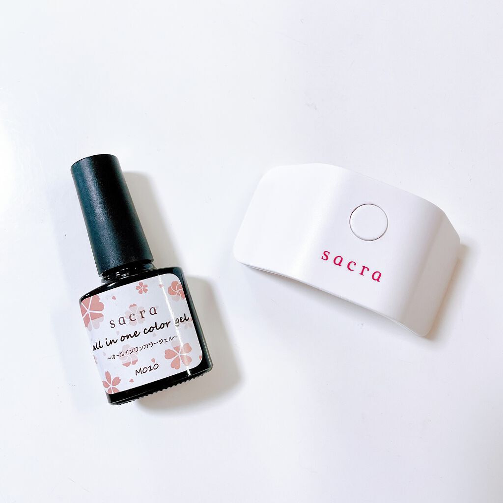 sacra  オールインワンカラージェル/sacra/ジェルネイルを使ったクチコミ（1枚目）