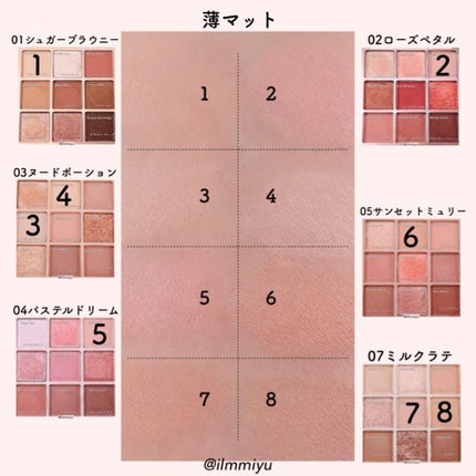 シャドウパレット/dasique/アイシャドウパレットを使ったクチコミ(3枚目)