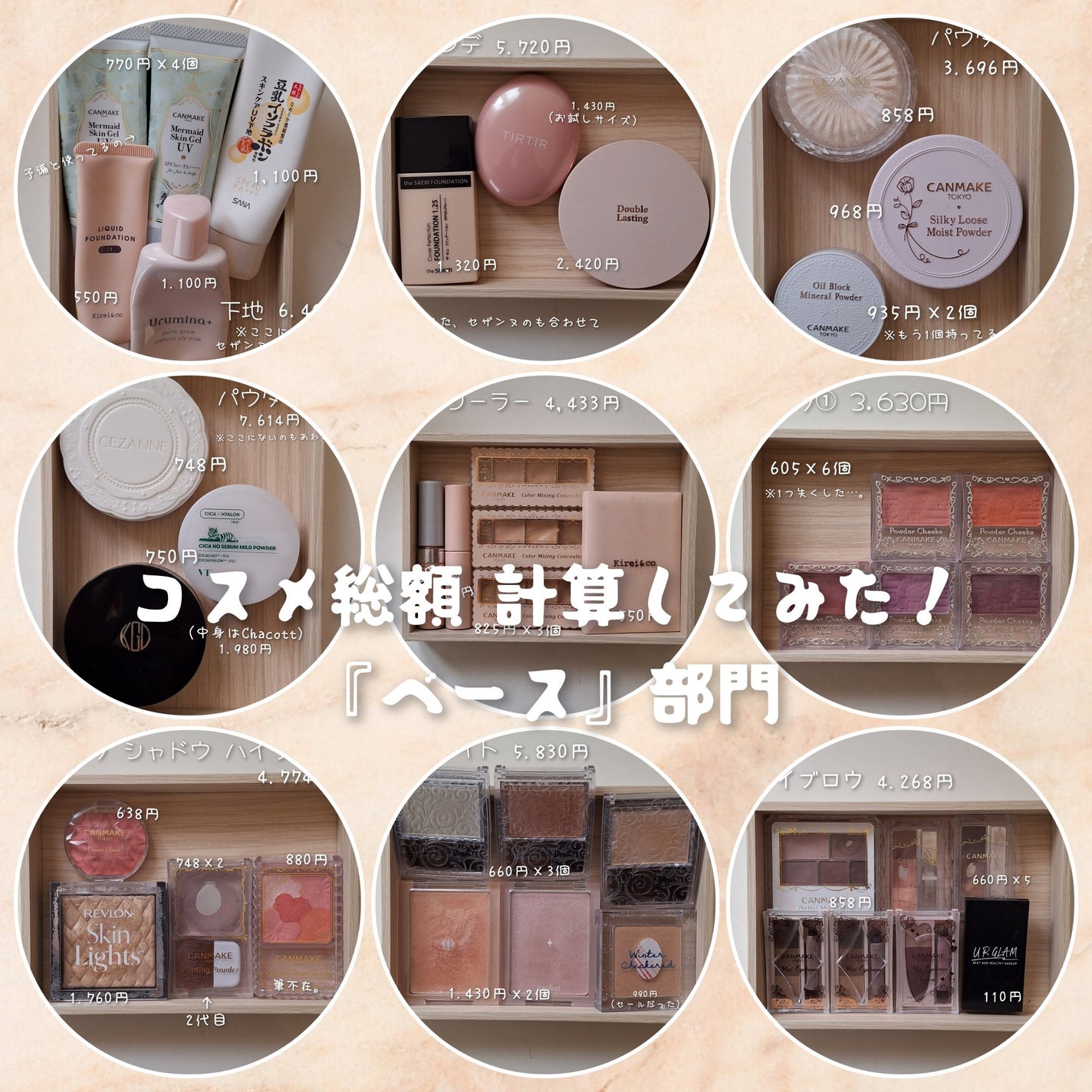 グロウフルールチークス/キャンメイク/パウダーチークを使ったクチコミ(1枚目)