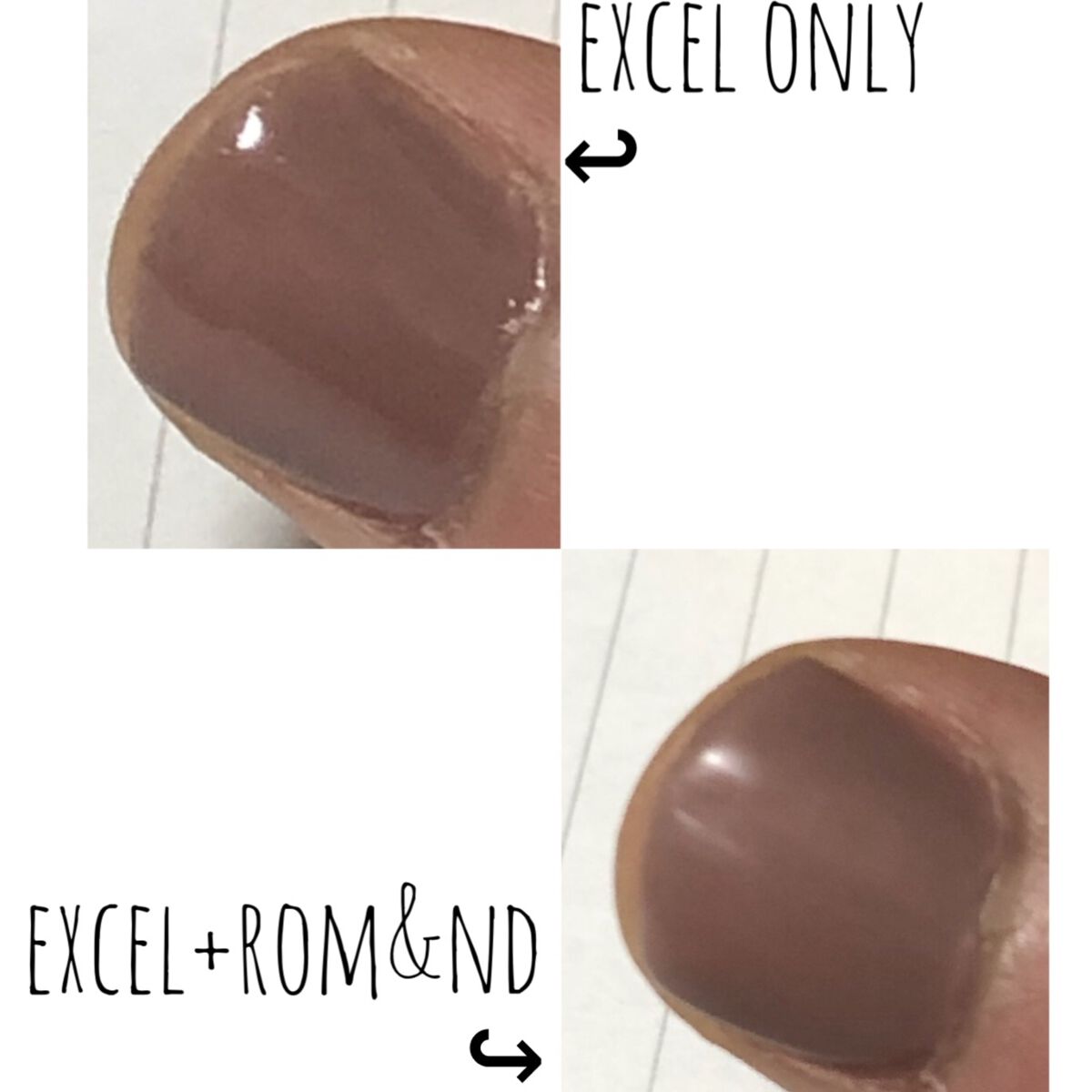 ムードペブルネイル/rom&nd/マニキュアを使ったクチコミ（3枚目）