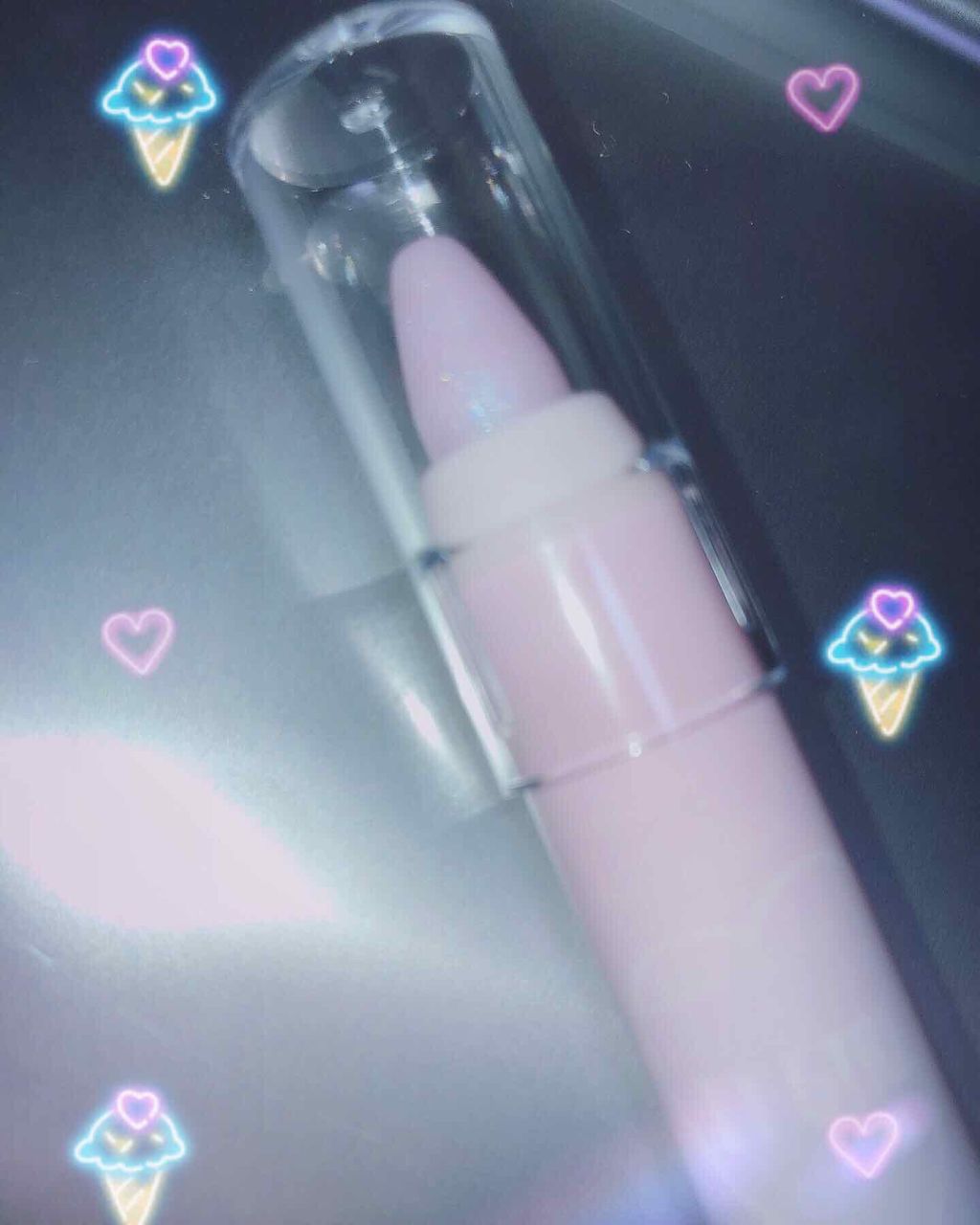 ダイソー×IT GIRL グリッタークレヨンリップ フェアリーシャイン/DAISO/口紅を使ったクチコミ（1枚目）