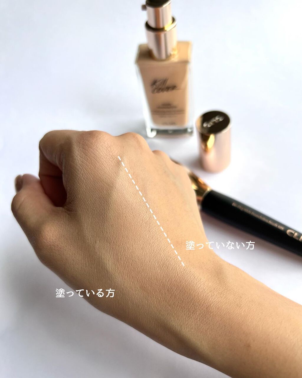 キルカバー グロウ ファンデーション/CLIO/リキッドファンデーションを使ったクチコミ（3枚目）