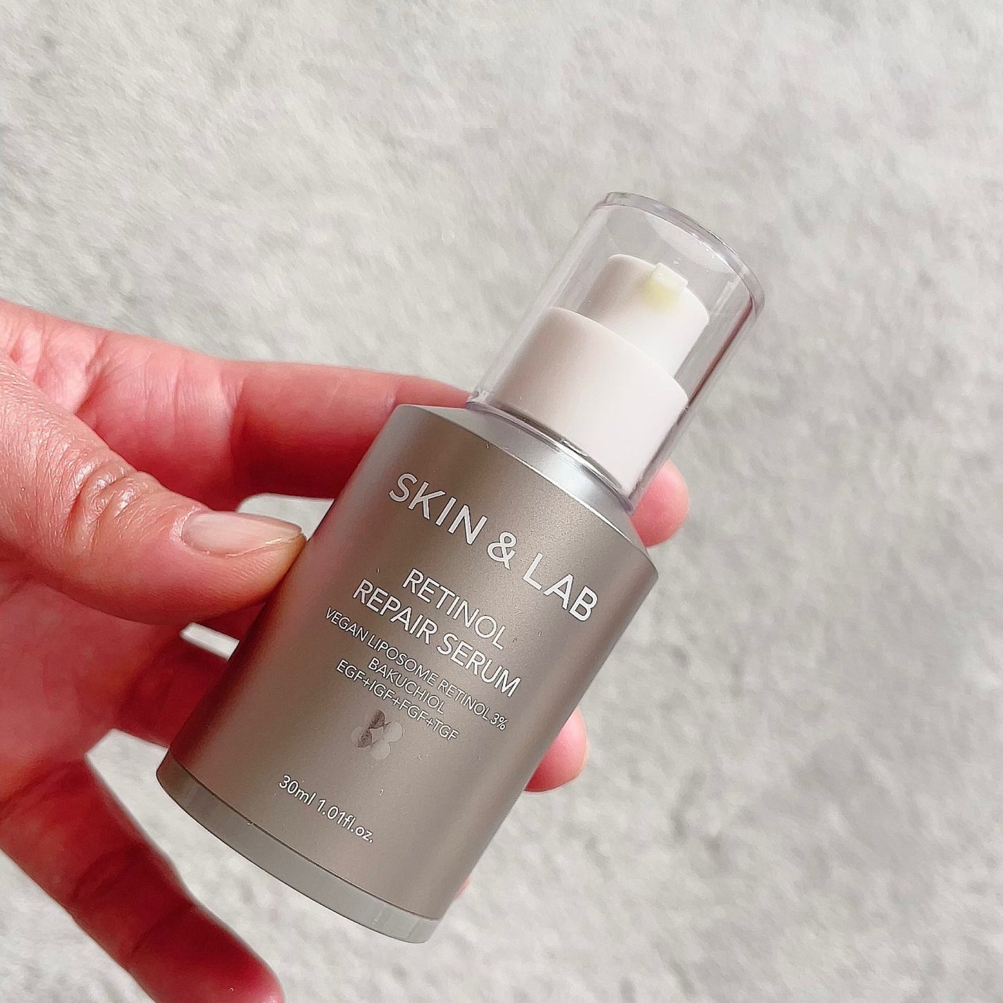 ヴィーガンリポソームレチノールセラム/SKIN&LAB/美容液を使ったクチコミ(4枚目)