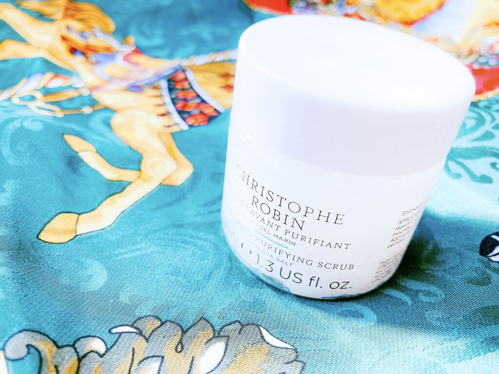Cleansing Purifying Scrub with Sea Salt/Christophe Robin/ヘッドスクラブを使ったクチコミ（1枚目）