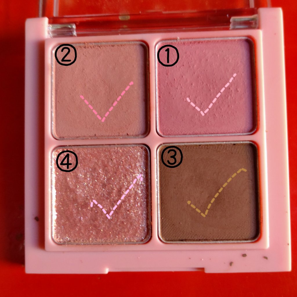 ベターザンアイズ/rom&nd/アイシャドウパレットを使ったクチコミ（2枚目）