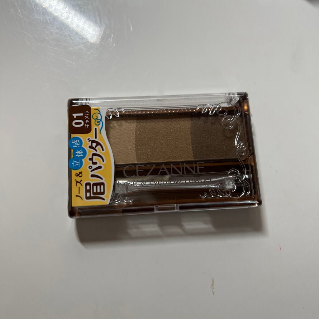 ノーズ&アイブロウパウダー/CEZANNE/パウダーアイブロウを使ったクチコミ(1枚目)