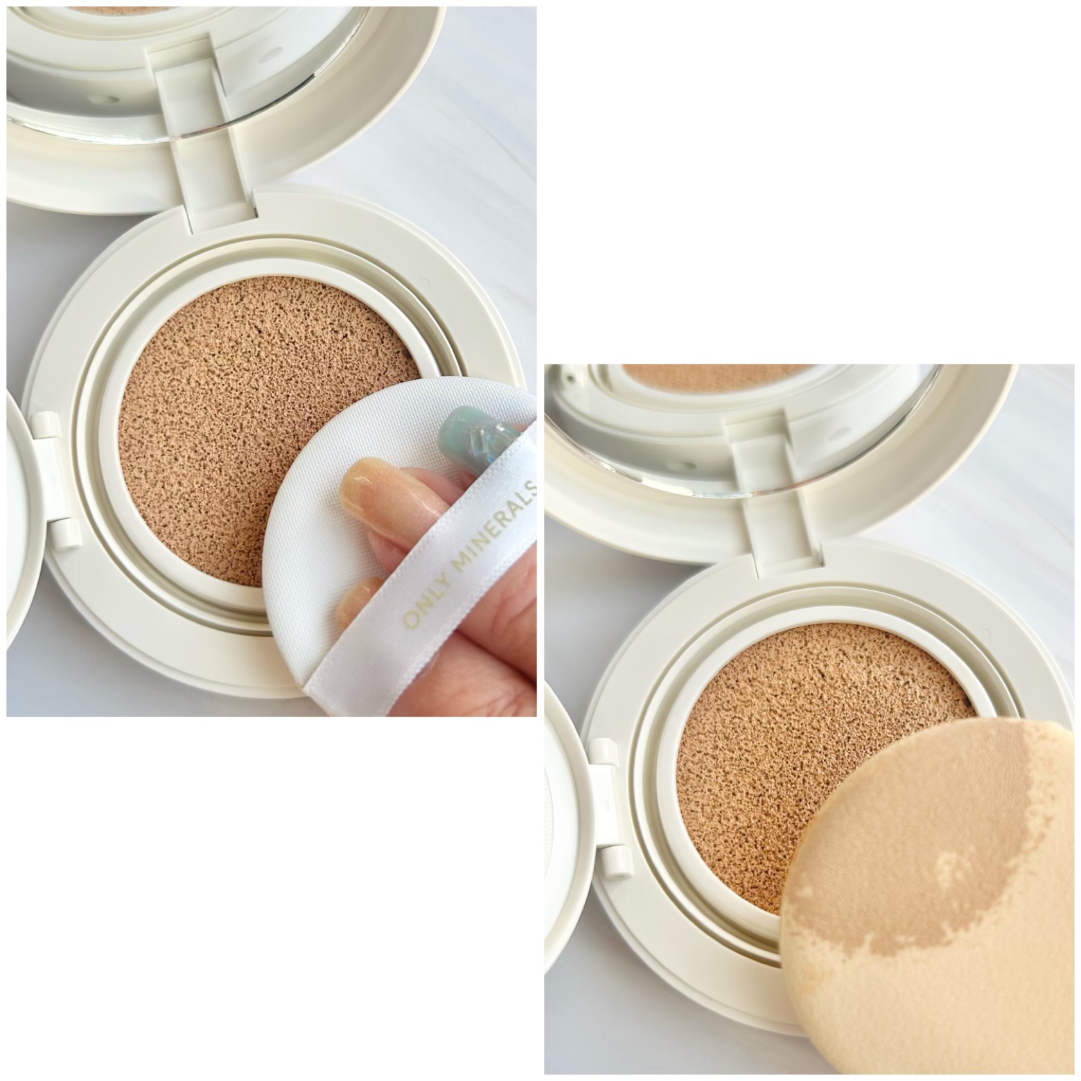 薬用 リンクルホワイト クッションBB/ONLY MINERALS/クッションファンデーションを使ったクチコミ（3枚目）