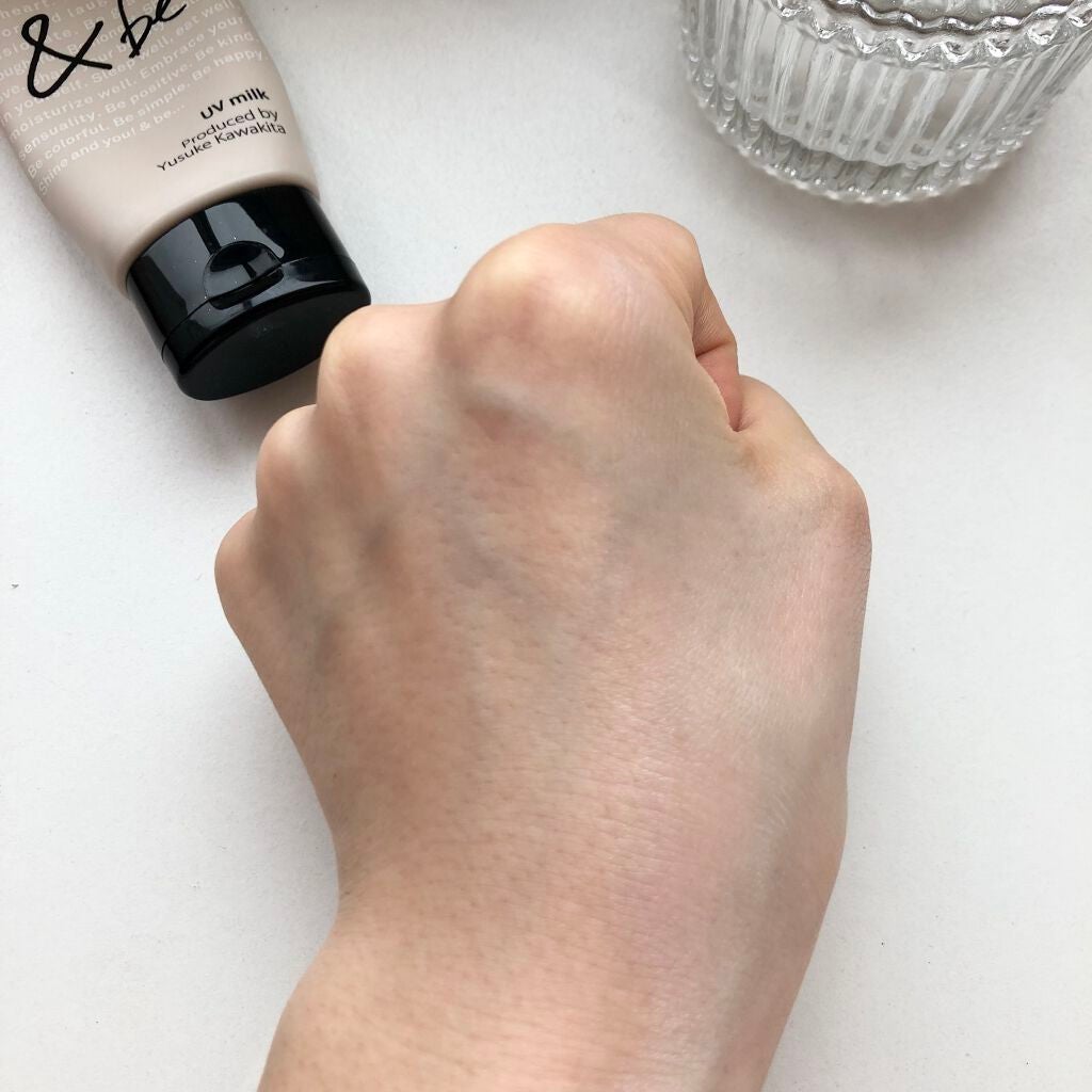 UVミルク/&be/日焼け止め・UVケアを使ったクチコミ(3枚目)
