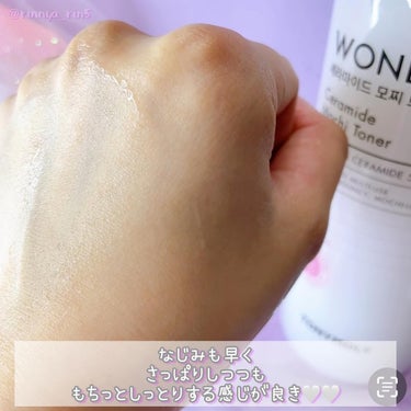 Wonder Ceramide Mochi Toner（トニーモリーワンダーCモチトナー）/TONYMOLY/化粧水を使ったクチコミ（3枚目）