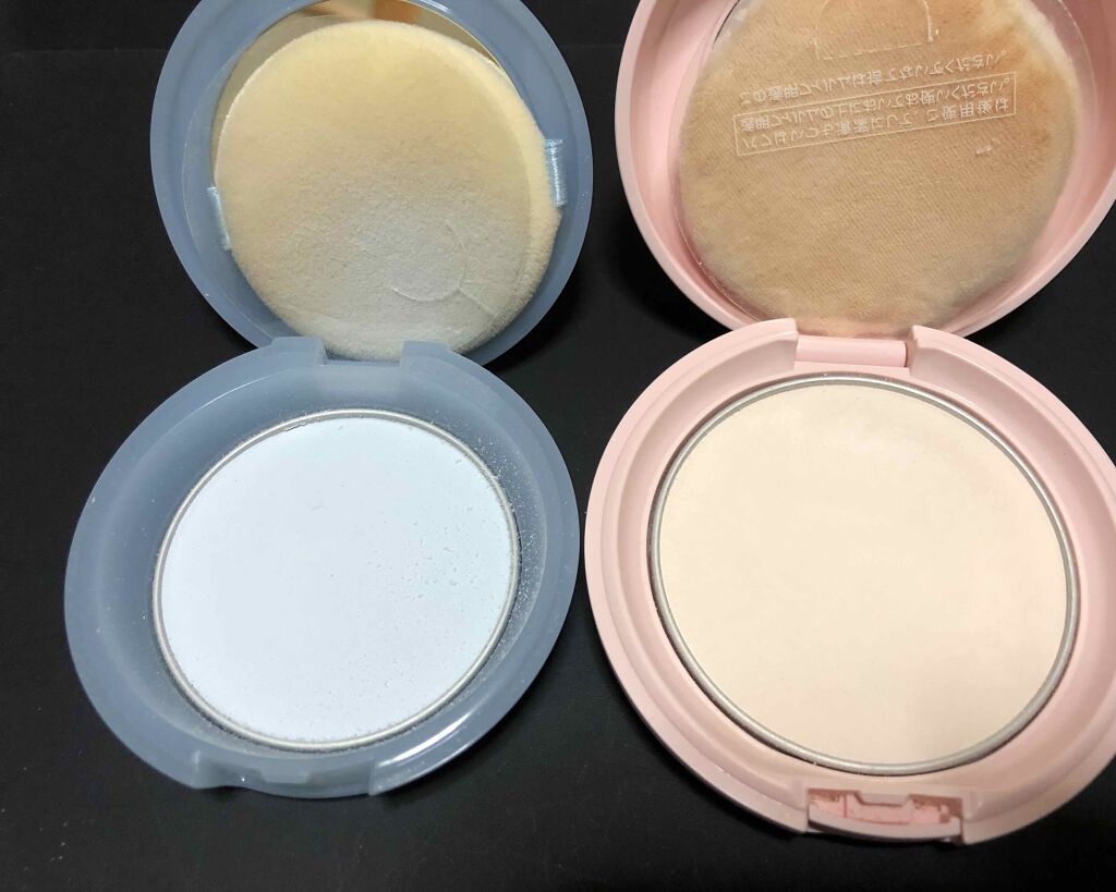 オイルブロック プレストパウダー ベビーブルー（限定）/ettusais/プレストパウダーを使ったクチコミ（2枚目）