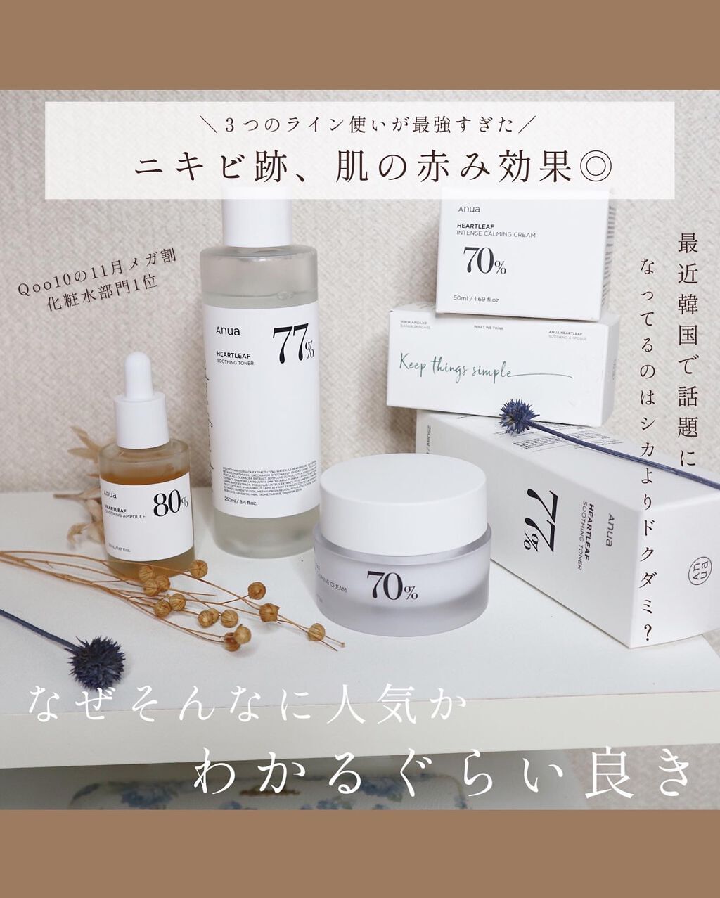 ドクダミ 77 スージングトナー/Anua/化粧水を使ったクチコミ（1枚目）