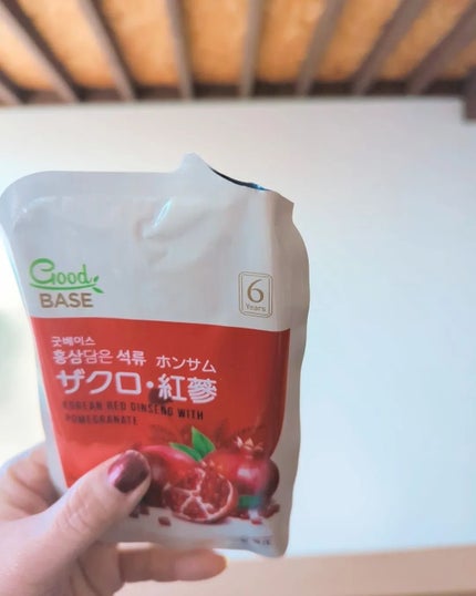 GoodBASE 紅参・ザクロスティック/正官庄/ドリンクを使ったクチコミ(2枚目)