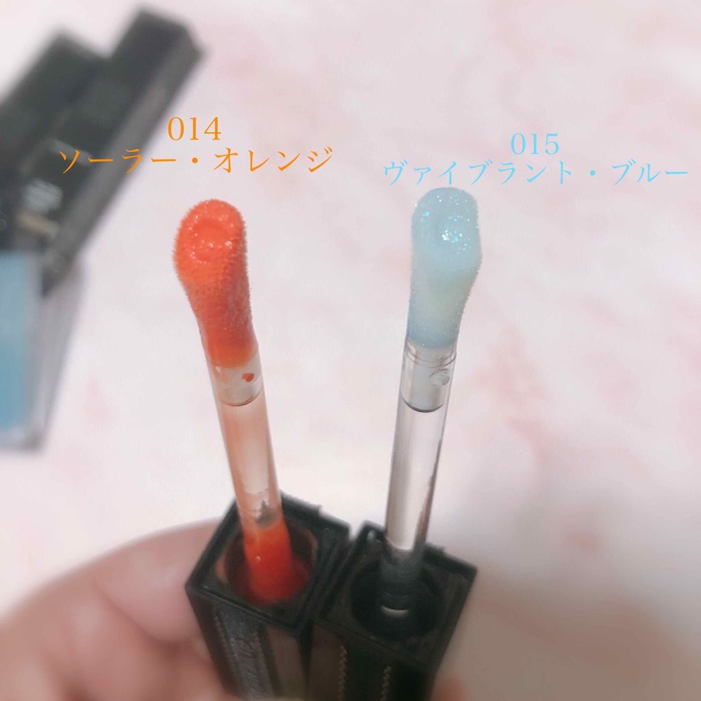 グロス・アンテルディ No.15 ヴァイブラント・ブルー（限定色）/GIVENCHY/リップグロスを使ったクチコミ（2枚目）