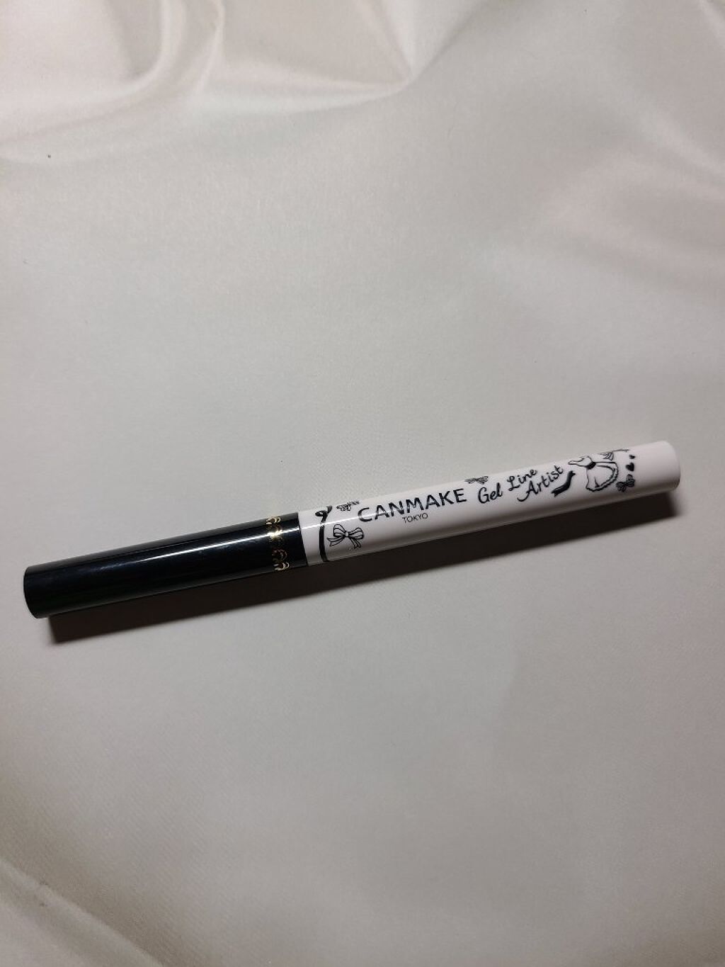 ジェルラインアーティスト No.B01 ブラック/キャンメイク/ジェルアイライナーを使ったクチコミ（1枚目）