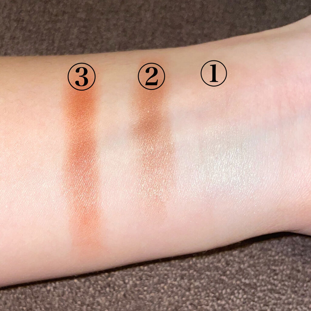 トーンアップアイシャドウ/CEZANNE/アイシャドウパレットを使ったクチコミ（3枚目）