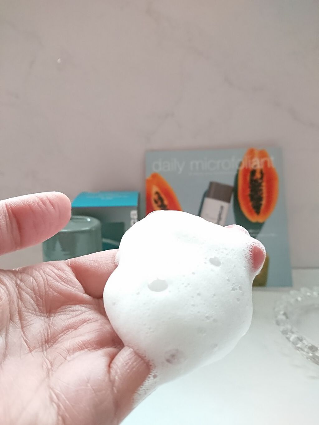 デイリーマイクロフォリエント/ダーマロジカ/洗顔パウダーを使ったクチコミ(3枚目)