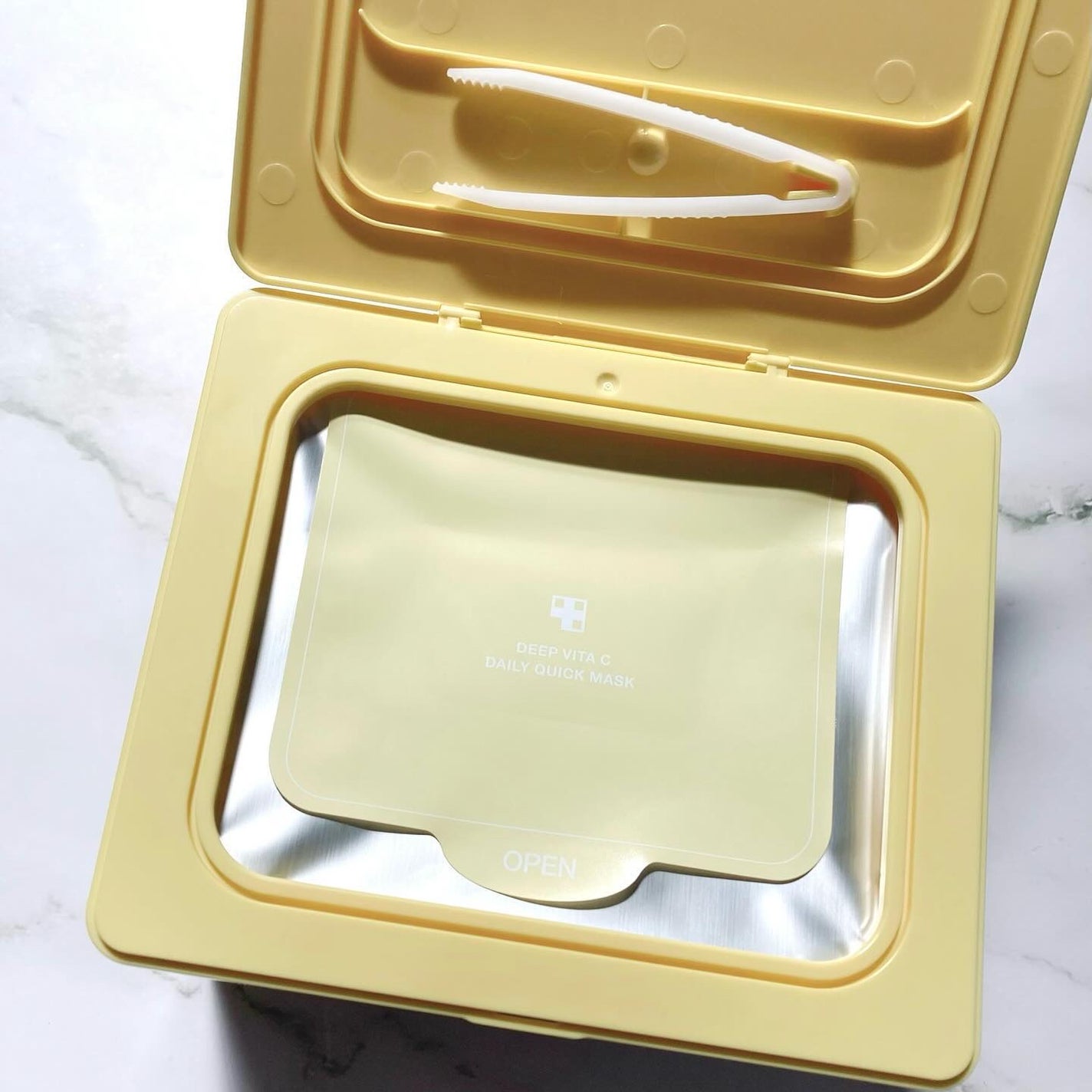 ディープ ビタC デイリー クイック マスク/MEDICUBE/シートマスク・パックを使ったクチコミ(2枚目)