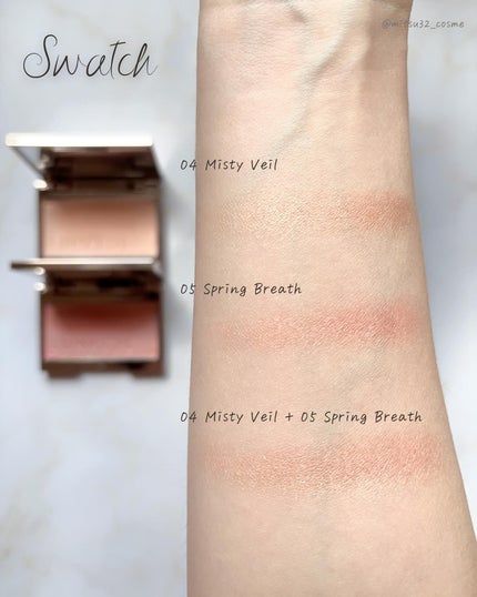 ルナソル カラーリングシアーチークス(グロウ)/LUNASOL/パウダーチークを使ったクチコミ(6枚目)